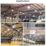 300W UFO LED Highbay Light-1000W HID/HPS Replacement-42,000 Lumens-5000K-(DLC+UL)