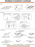 4 Pack,2x2 FT LED Flat Panel Troffer Light, 36W 4000K 4,695 Lm AC100-277V, UL DLC Listed - LEDLIGHTING WHOLESALE