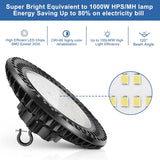41000LM 300 Watt LED High Bay Light-1000 Watt Equivalent Led Bulb-5000K Daylight UL&DLC Listed - LEDLIGHTING WHOLESALE