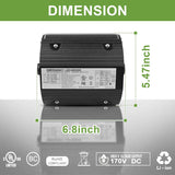 40W Emergency Backup Battery, EM 90 Minutes Emergency Backup Driver, Output 170V DC, Input 100-347V AC