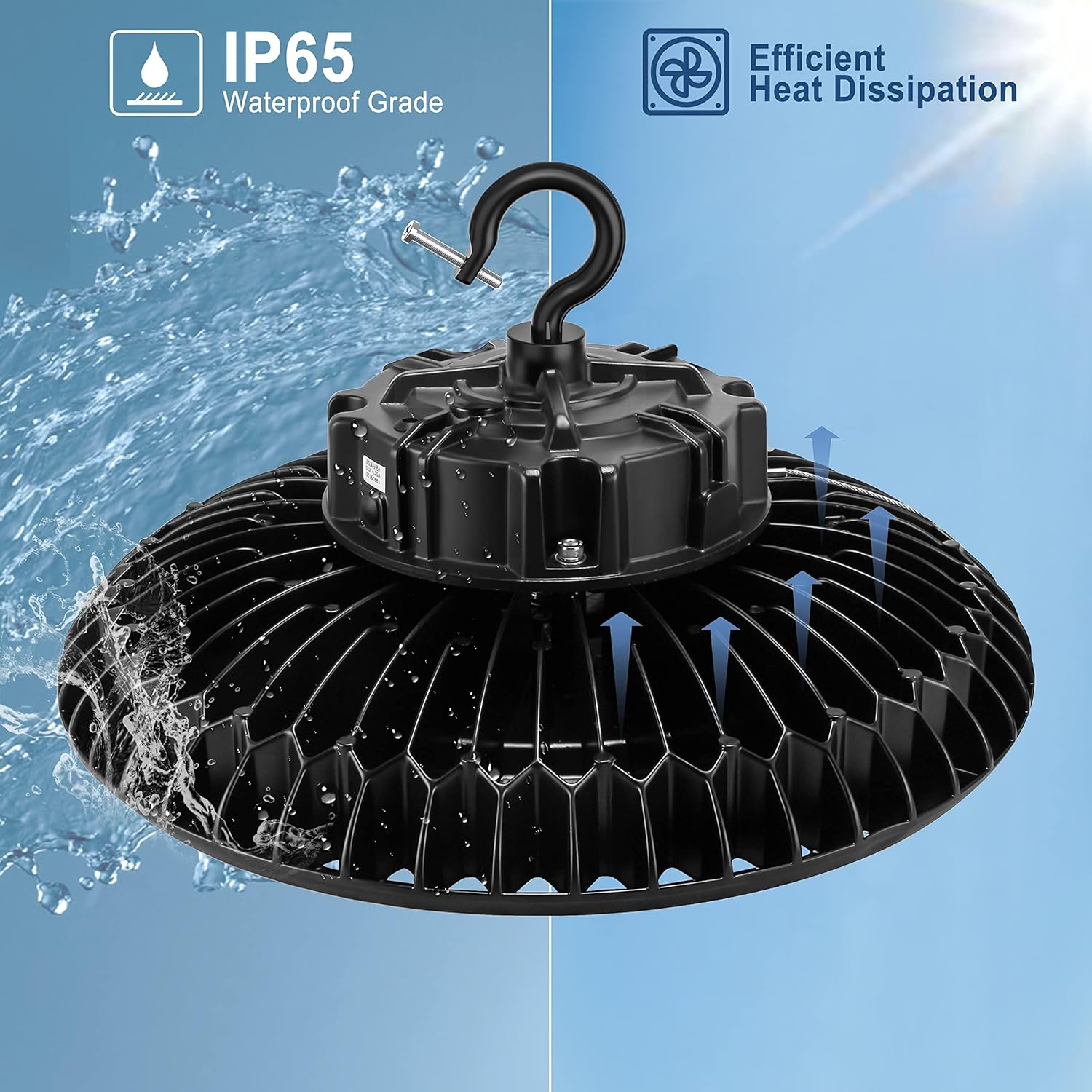 41000LM 300 Watt LED High Bay Light-1000 Watt Equivalent Led Bulb-5000K Daylight UL&DLC Listed - LEDLIGHTING WHOLESALE