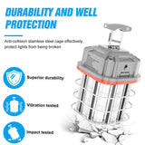 LED Temporary Work Light 80W ON/Off Switch Linkable LED Construction Lights 12000Lm 5000K Daylight LED Portable Hanging Lighting - LEDLIGHTING WHOLESALE