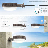 120W LED Barn Light, 5000K Daylight Dusk to Dawn LED Outdoor Lighting with Photocell, 15000lm Bright LED Security Area Light ETL