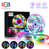 Christmas Light,RGBIC LED Strip Lights IP65 waterproof,Segmented DIY,ColorChasing effect, Rainbow light Decor for Christmas tree