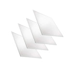 4 Pack,2x2 FT LED Flat Panel Troffer Light, 36W 4000K 4,695 Lm AC100-277V, UL DLC Listed