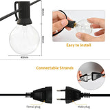 Holiday Fairy String Light Globe Outdoor Garland Lights Watearproof Garden Light Decoration Long Festoon Light For Christmas Par - LEDLIGHTING WHOLESALE