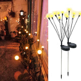 2PCS Solar LED Firefly Light Lawn Garden Lights-  IP65 Waterproof
