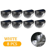 LED Solar Garden Lights-Outdoor Deck Light -Solar Wall Sconce