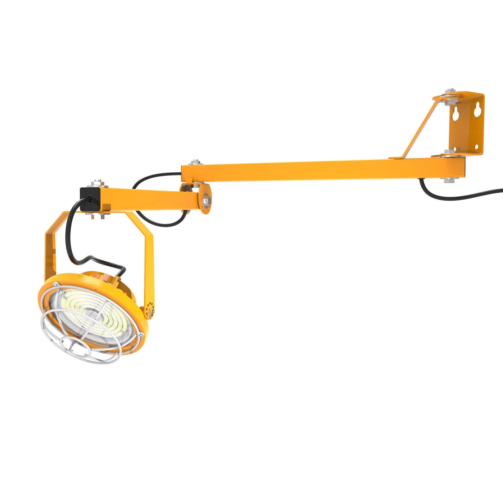 30W Led Loading Dock Light With Folding Arm-4200 Lumens-360° Rotatable Lamp Head-For Docks.Warehouses