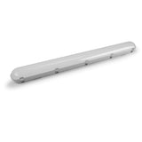 6-PACK 4FT 40W LED Vapor Tight Light For Parking Garage-Emergency&Sensor-DLC UL Listed