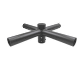 90 Degree Horizontal Mounting Bracket-Quad Spoke Bracket for 2.5 Inch Round Pole-For LED Shoebox Pole Light And Area Street Light