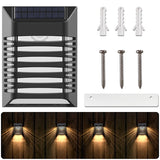 Solar LED Light Outdoor Solar-Fence Lights Waterproof - LEDLIGHTING WHOLESALE