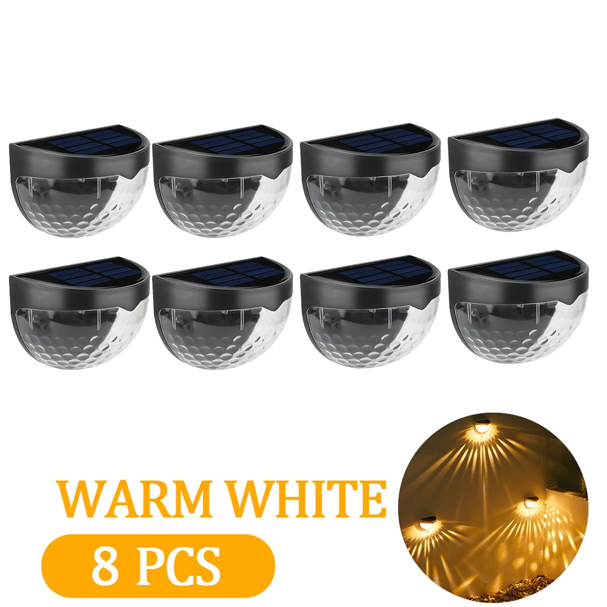 LED Solar Garden Lights-Outdoor Deck Light -Solar Wall Sconce - LEDLIGHTING WHOLESALE