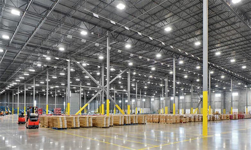 What is the light requirement for a warehouse?