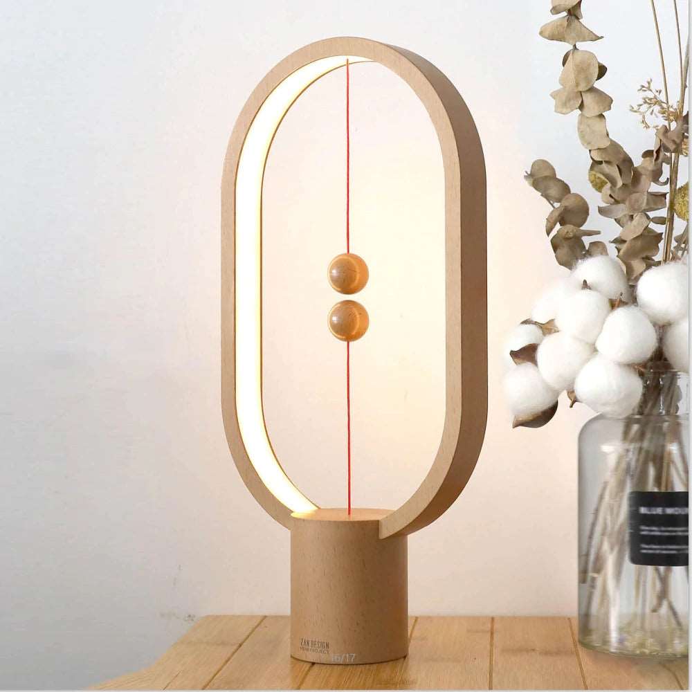 Creative Heng Balance Lamp LED Table Night Light- USB Powered Dimming- Magnetic Switch Desk Lamp For Bedroom