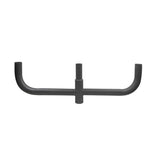 Tenon Adapter. 180 Degree Round Triple Bullhorn Tenon for 3 fixtures. LED Street Light. Shoebox Parking Light. Parking Lot Pole Bracket