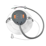 10 inch LED Commercial Recessed Downlight-Selectable Wattage 22/30/38W-Selectable CCT 2700K/3000K/3500K/4000K/5000K-0~10V Dimmable