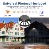 80W/100W/120W/150W Wattage Selectable LED Post Top Light-CCT 3000K/4000K/5000K Selectable-Outdoor Waterproof-5 Years warranty-Compatible Photocell