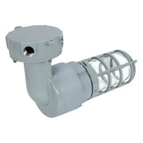 27W LED Explosion Proof Jelly Jar Light - Class I Division 2 Hazardous Location Light - 5000K 100-277V Dimmable - Industrial Cage Light Fixture