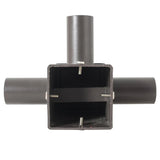Tenon Top 90 Triple Adapter with 3 arm adapters for 4 Inch Square Poles