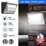 41W LED Wall Pack-Waterproof IP65-Dusk To Dawn Photocell-DLC Listed-5 years warranty