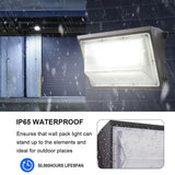 41W LED Wall Pack-Waterproof IP65-Dusk To Dawn Photocell-DLC Listed-5 years warranty