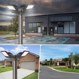 Quadruple 90° Tenon Adapter with 4 Horizontal Tenons For 4inch square light poles - LEDLIGHTING WHOLESALE