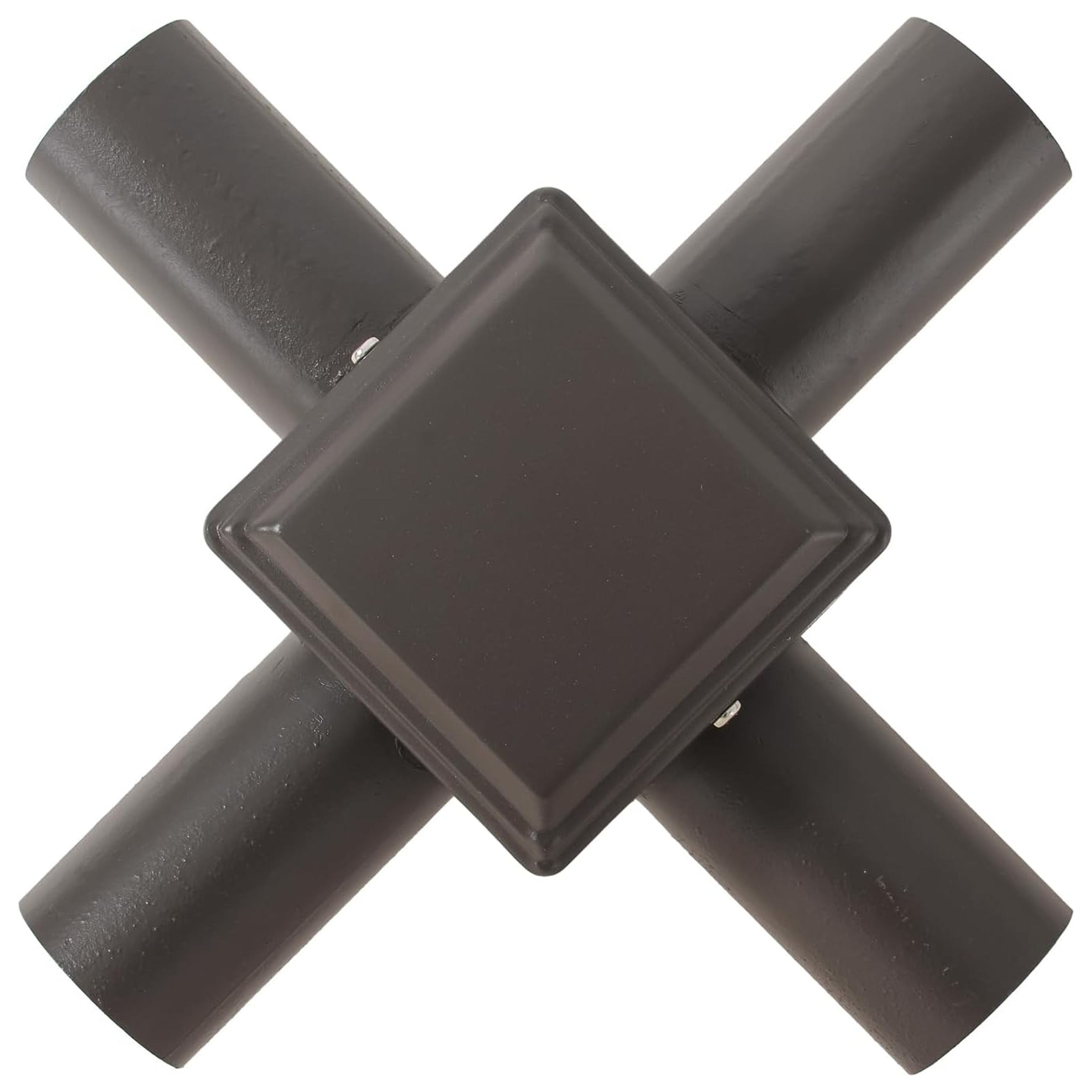 Quadruple 90° Tenon Adapter with 4 Horizontal Tenons For 4inch square light poles