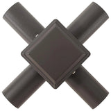 Quadruple 90° Tenon Adapter with 4 Horizontal Tenons For 4inch square light poles