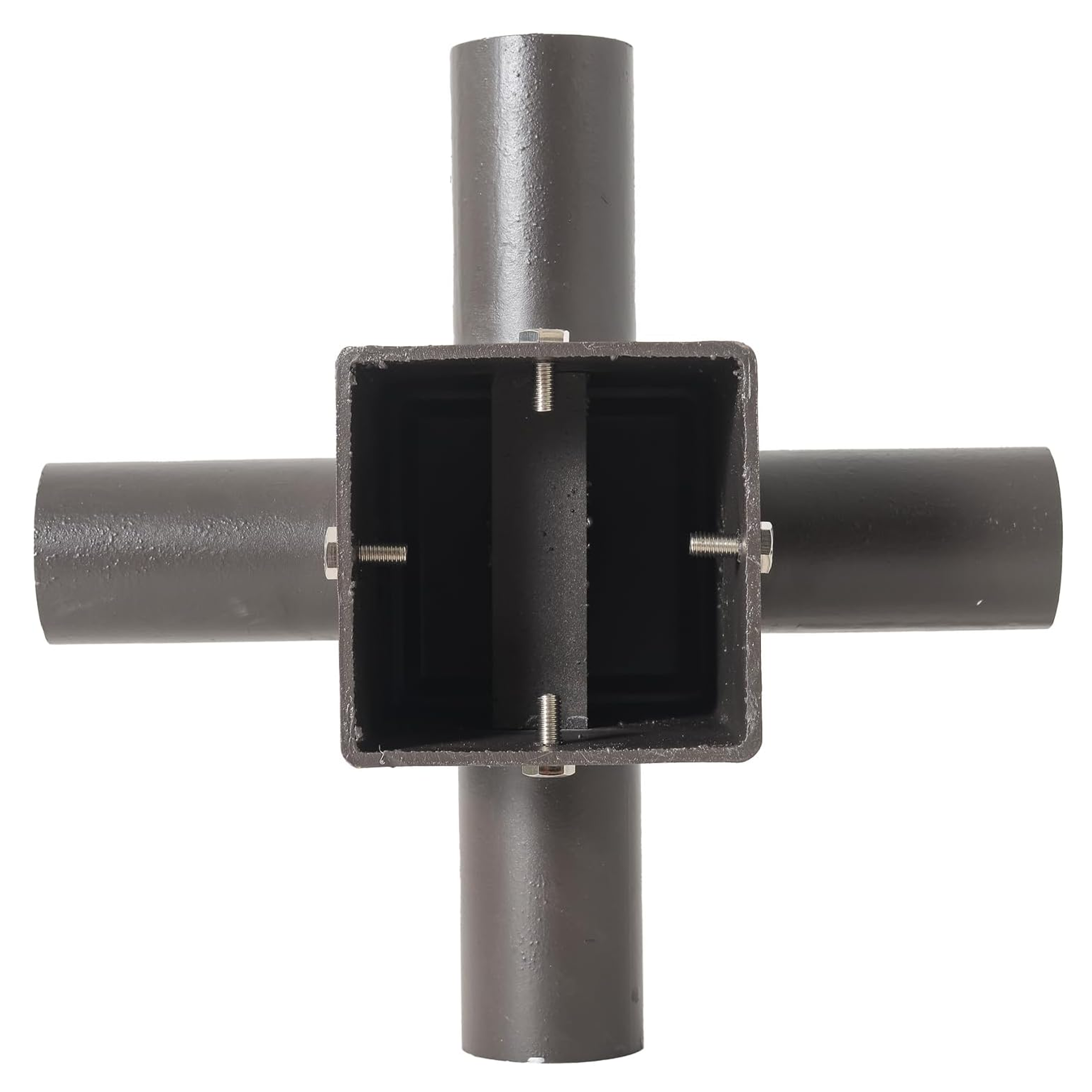 Quadruple 90° Tenon Adapter with 4 Horizontal Tenons For 4inch square light poles