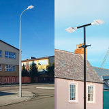 150W LED Shoebox Parking Lot Light – 5000K Daylight, White Housing, Outdoor Area & Street Light, UL Listed, AC 100-277V (No Photocell)