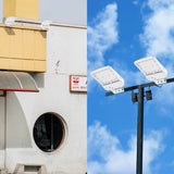 150W LED Shoebox Parking Lot Light – 5000K Daylight, White Housing, Outdoor Area & Street Light, UL Listed, AC 100-277V (No Photocell)