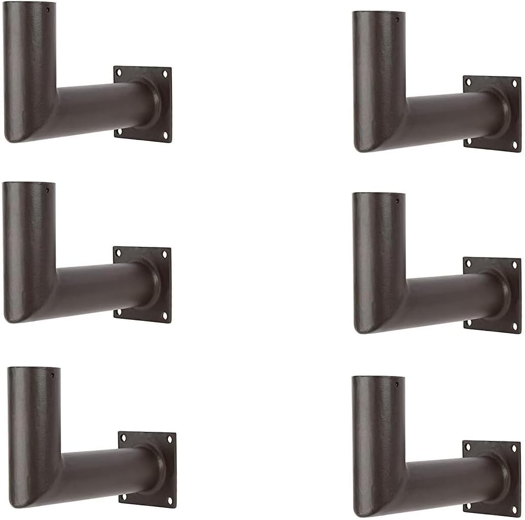 LED ENERGY PLUS - Degree Wall Mount L Shape Bracket for Slip Fit Lights (2 3/8inch), Adjustable Wall Bracket Angle, Right Angle Tenon Adapter for Wall Bracket (1 Pack) - LEDLIGHTING WHOLESALE