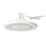 White Housing LED UFO High bay 150W 200W 240W-CCT 5000K- LED Warehouse Lighting-160LM/W-DLC 5 Years warranty