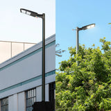 300W LED Parking Lot Light-Shoebox Area Light-AC 120~277V-42,000 Lumens-CCT 5000K-1,000W Metal Halide Equivalent-UL+DLC 5.1