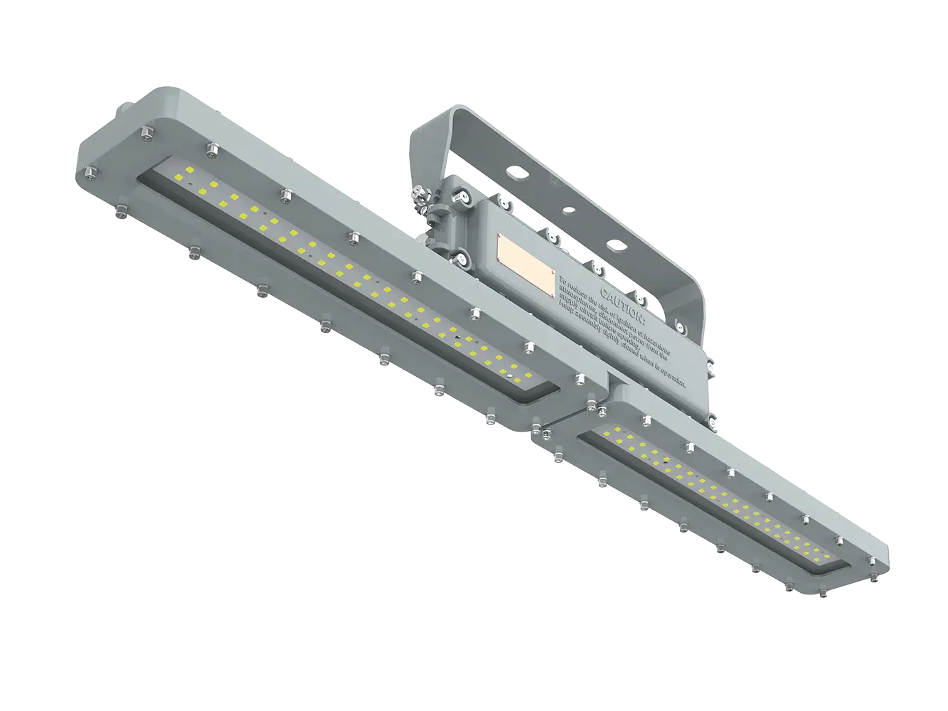 60W LED Explosion Proof Light For Hazardous Location, 5000K Dimmable, AC 100~277V, 8400 Lumens-Class 1 Division 1
