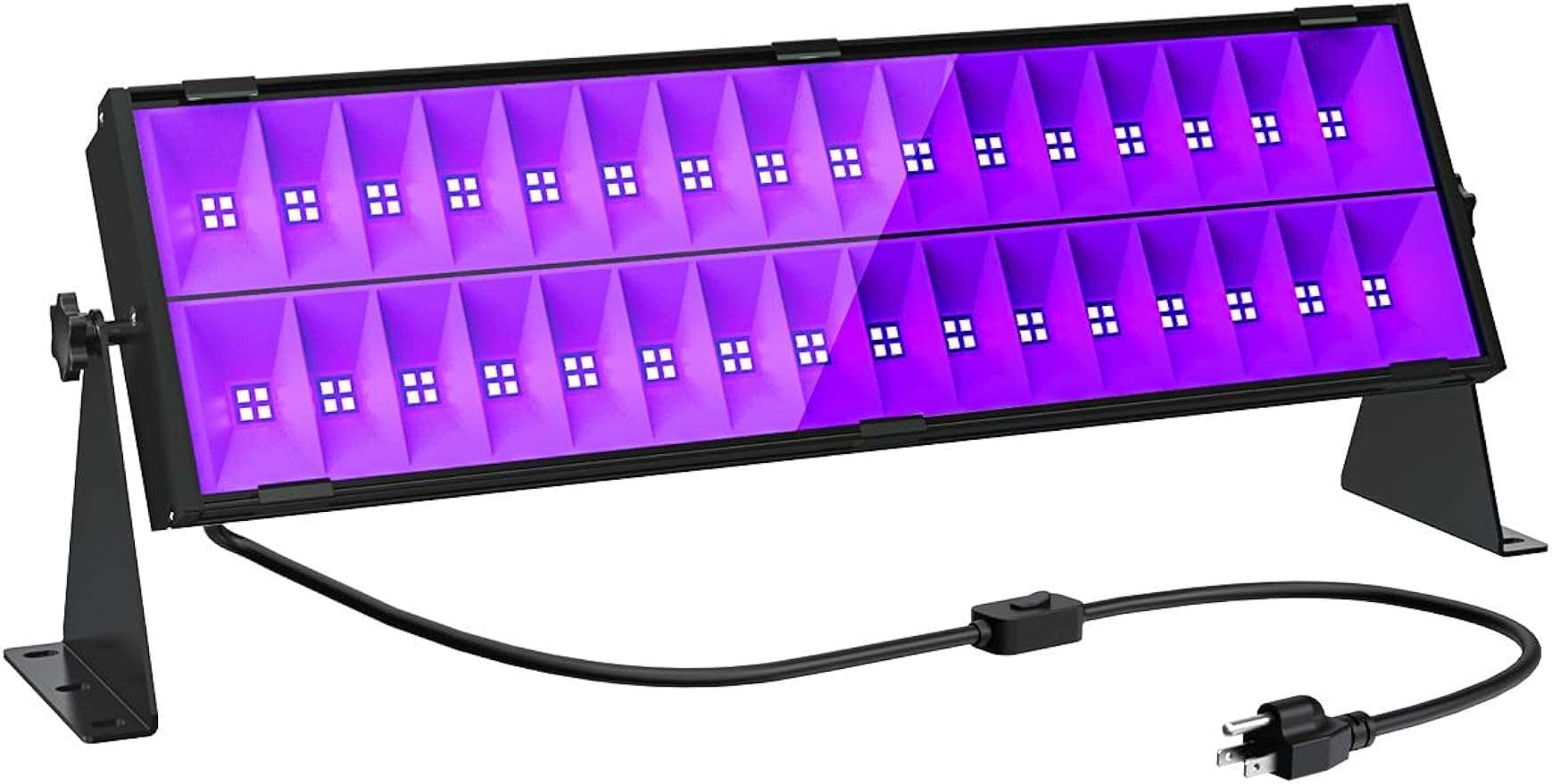 150W UV Black Light Bar, LED UV Blacklight IP65 Waterproof,Stage Lighting (5ft Cable/Plug/Switch)