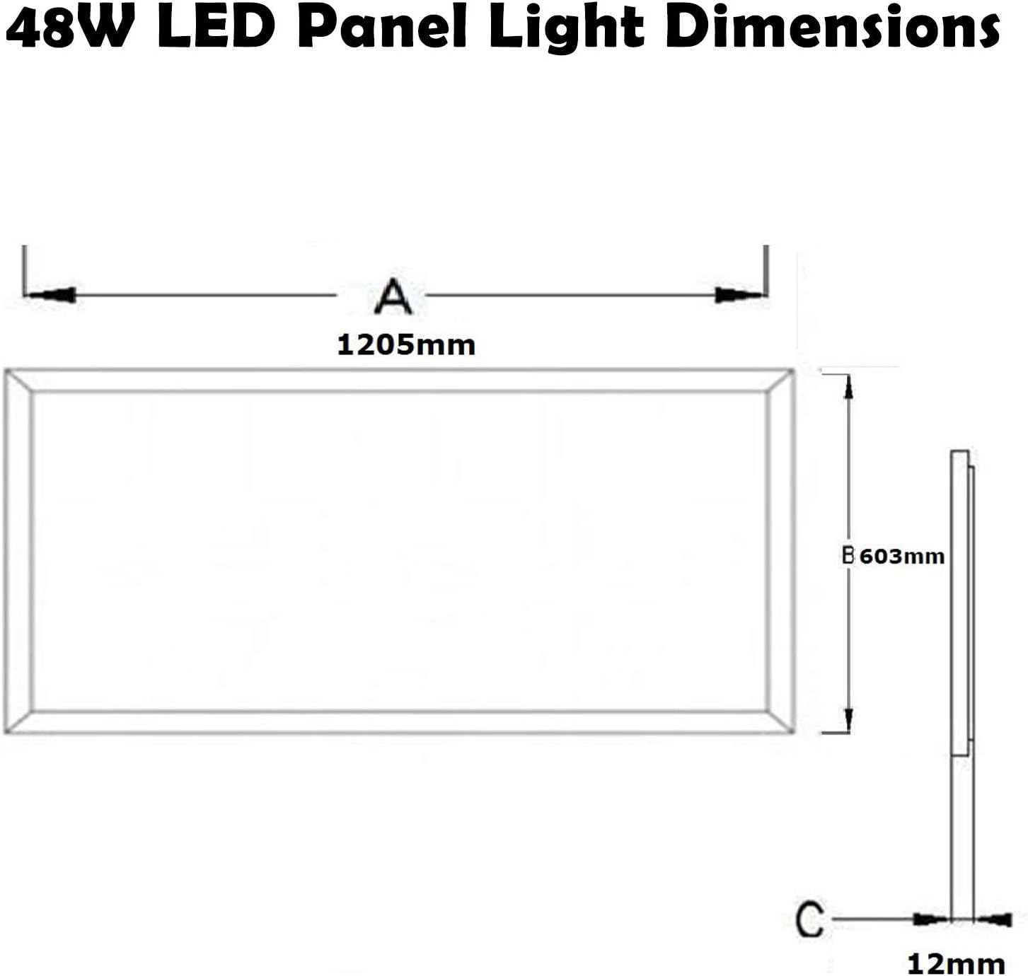 2-Pack,2x4 FT LED Panel Light 48W 6,240Lm 4000K, AC110-277V, UL DLC Listed - LEDLIGHTING WHOLESALE