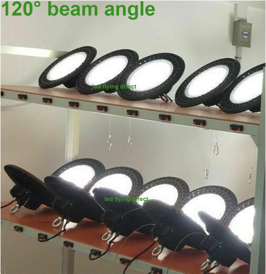 480V LED UFO Hig Bay Light 240W, 36000LM, 5000K, Open Hook, DLC Premium ETL Approved - LEDLIGHTING WHOLESALE