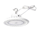 White Housing LED UFO High bay 150W 200W 240W-CCT 5000K- LED Warehouse Lighting-160LM/W-DLC 5 Years warranty