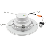 24 Pack-6 Inch Gimbal LED Recessed Downlight-Retrofit Lighting-1200 Lumens-2700K/3000K/3500K/4000K/5000K Selectable - LEDLIGHTING WHOLESALE