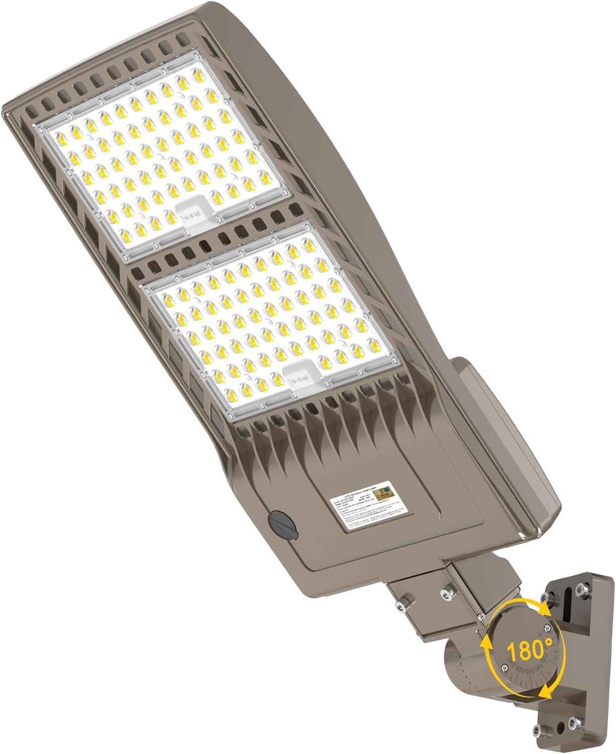 400W LED Parking Lot Light 56,000LM Outdoor Street Area Lighting with Slipfitter Mount,100-277V 5000K, UL DLC Listed - LEDLIGHTING WHOLESALE