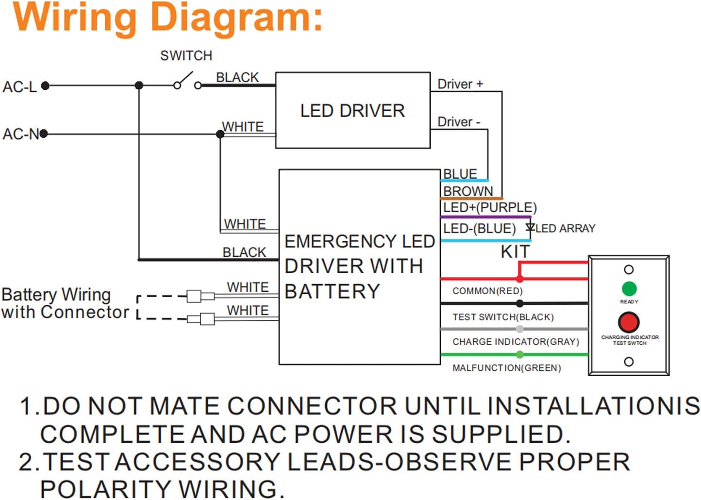 15W Emergency Backup Battery Driver - LEDLIGHTING WHOLESALE