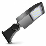 150W LED Shoebox Light-Led Parking Lot Light-21,000 Lumens-CCT 5000K-Brownz Color-Photocell Optional-5 Years Warranty-UL+DLC 5.1