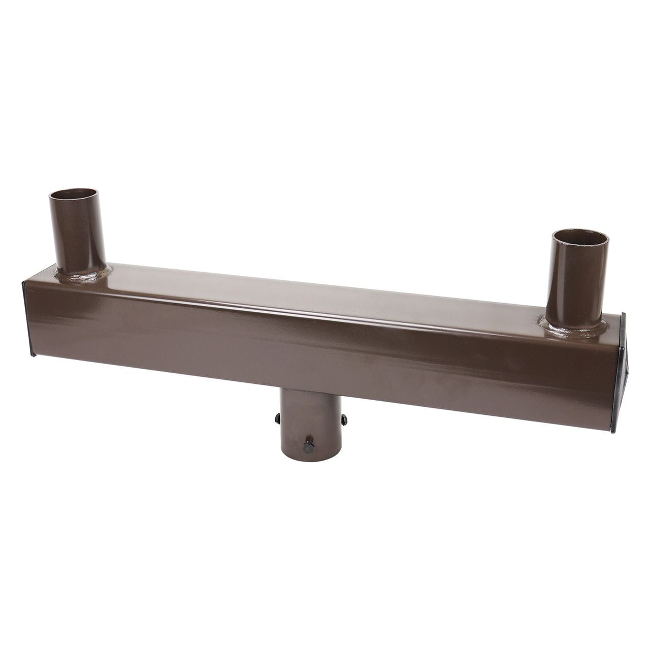 Tenon Adapter. Twin Square Straight Bull Horn for 2 fixtures. LED Street Light. Shoebox Parking Light. Parking Lot Pole Bracket