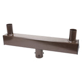Tenon Adapter. Twin Square Straight Bull Horn for 2 fixtures. LED Street Light. Shoebox Parking Light. Parking Lot Pole Bracket - LEDLIGHTING WHOLESALE