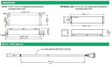 8W LED Emergency Backup Battery - 90 Minute Emergency Driver - AC 100-347V for LED Panel, Troffer