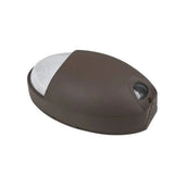 12W Tear Drop LED Outdoor Emergency Wall Pack Light - 120-277V - Battery Backup - Wet Location Security Light