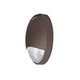 12W Tear Drop LED Outdoor Emergency Wall Pack Light - 120-277V - Battery Backup - Wet Location Security Light