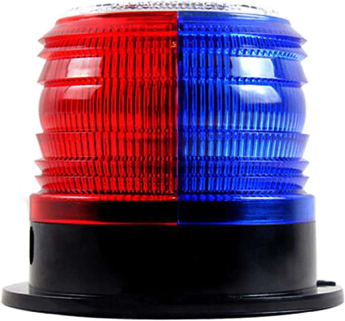 Emergency amber red blue led flashing warning light